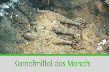 Kampfmittel des Monats Kampfmittel, Munitionsfund 2. Weltkrieg
